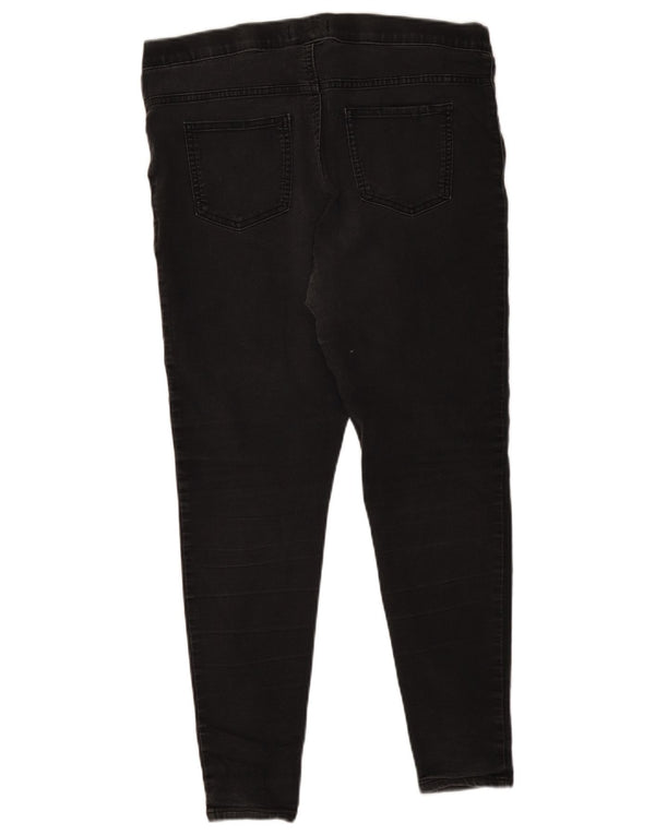 Marks & Spencer Damskie jeansy Jegging UK 16 Large W36 L27 Czarna bawełna