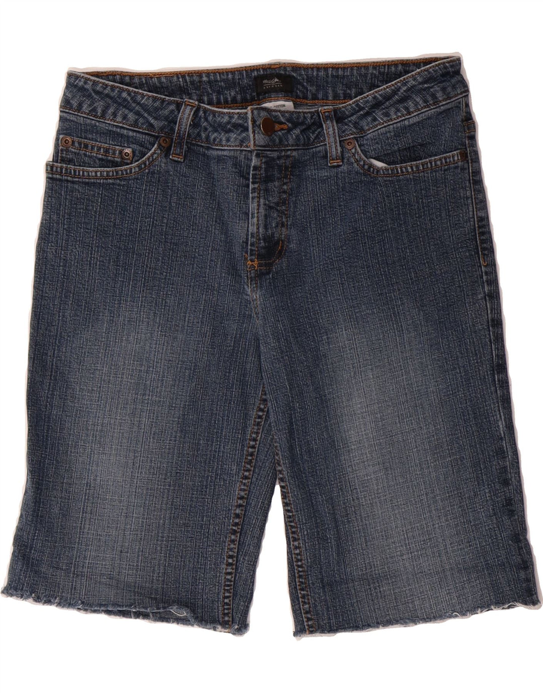 MOSSIMO Womens Stretch Denim Shorts US 4 Small W28  Blue Cotton Vintage Mossimo and Second-Hand Mossimo from Messina Hembry 