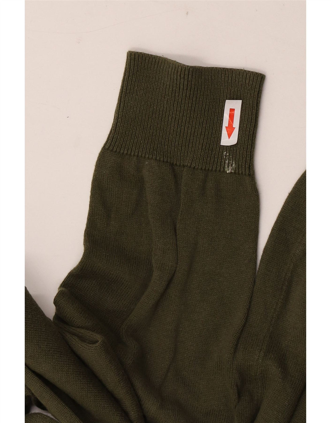 Crew Clothing Męski sweter z golfem, średnia bawełna khaki