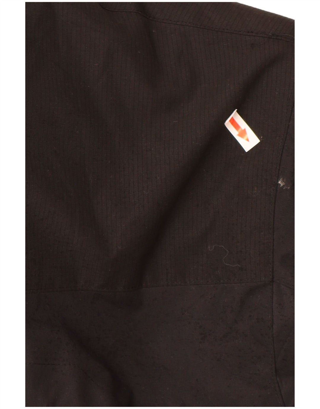 Męska kurtka parka z kapturem w stylu vintage UK 38 Średni czarny nylon