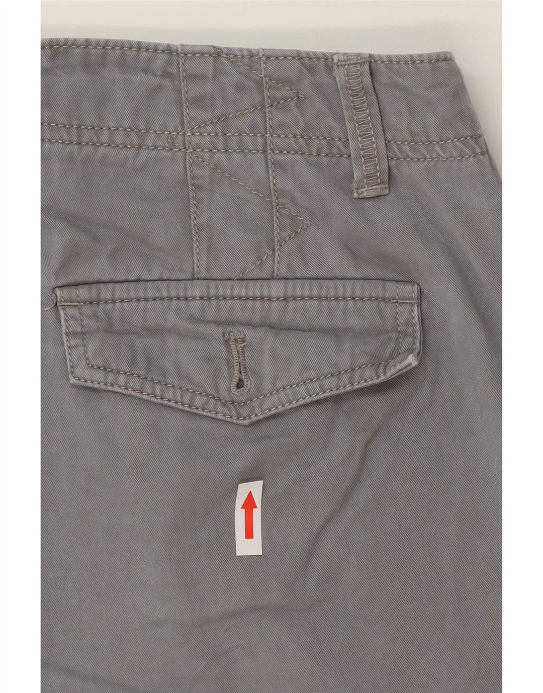Damskie spodenki Chino Eddie Bauer US 8 Medium W30 Szara bawełna