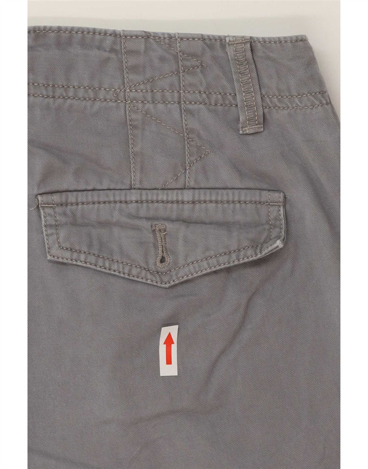 Damskie spodenki Chino Eddie Bauer US 8 Medium W30 Szara bawełna