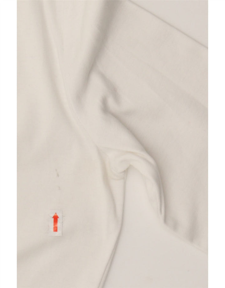 GAS Womens Top Long Sleeve UK 18 XL White Cotton Vintage Gas and Second-Hand Gas from Messina Hembry 