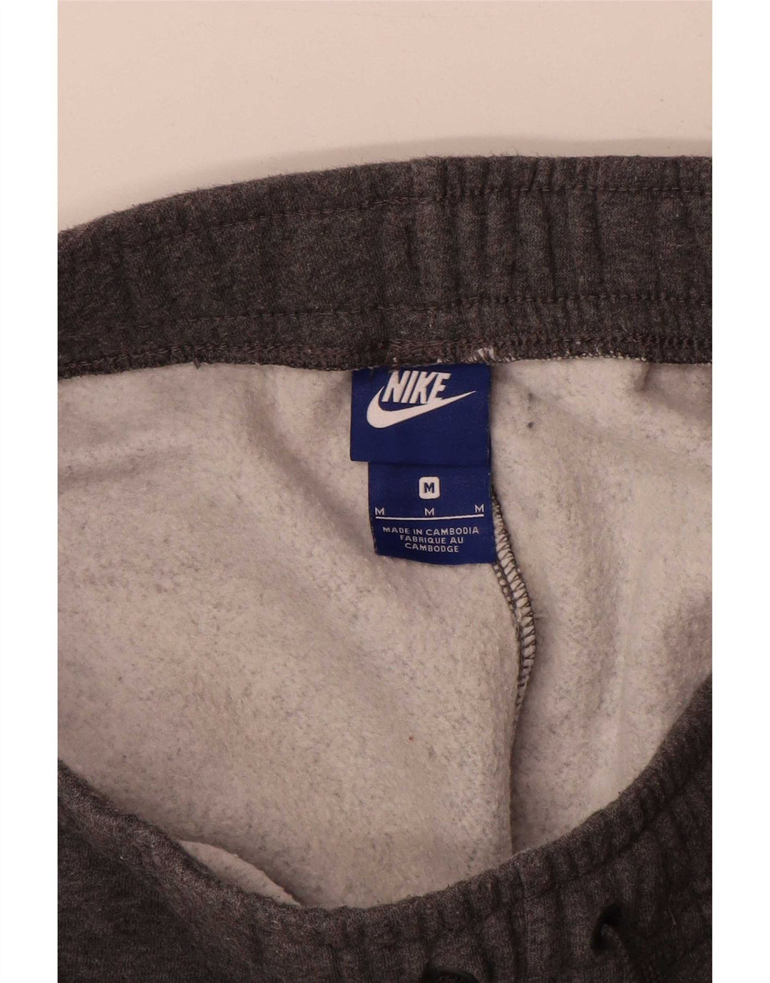 Męskie spodnie dresowe Nike Joggers Średnioszary, bawełniany nakrapiany