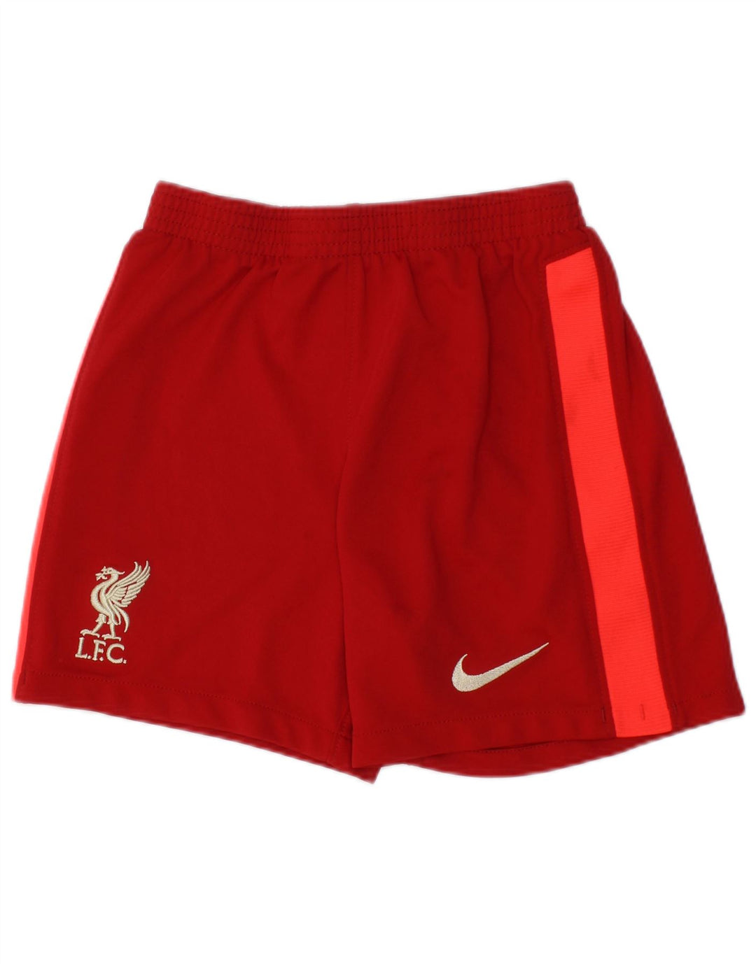 Chłopięce spodenki sportowe Nike Liverpool 7-8 lat, poliester w kolorze średniej czerwieni