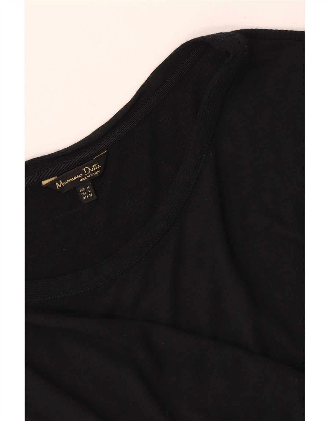 Damski top Massimo Dutti z rękawem 3/4 UK 12, średni czarny