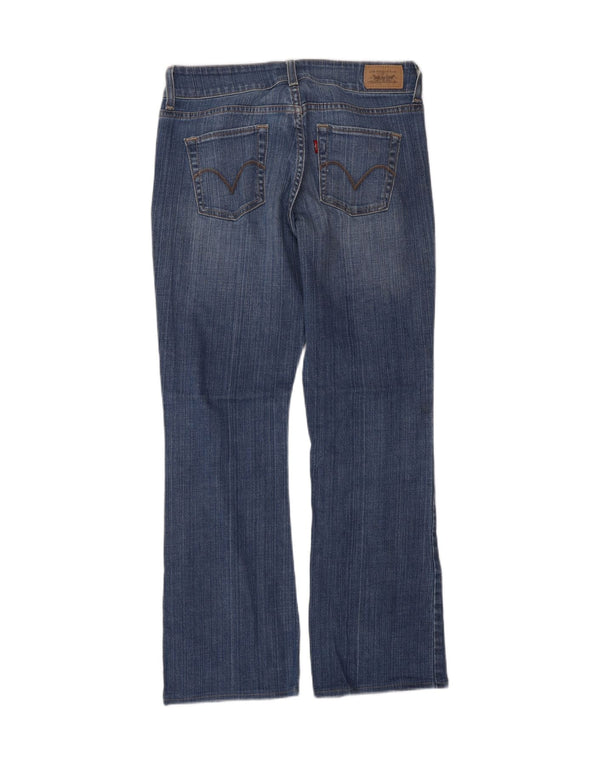 Damskie jeansy Levi's Slender Bootcut US 6 Medium W30 L30 Niebieska bawełna