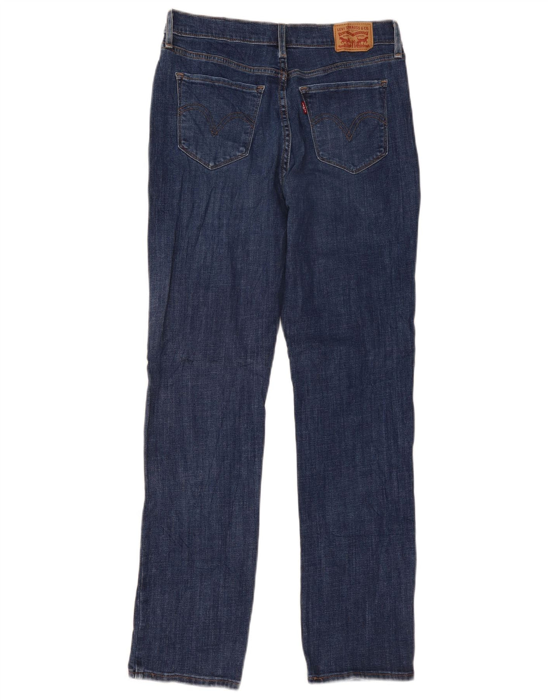 Damskie klasyczne proste dżinsy Levi's US 6 Medium W28 L30 Niebieska bawełna