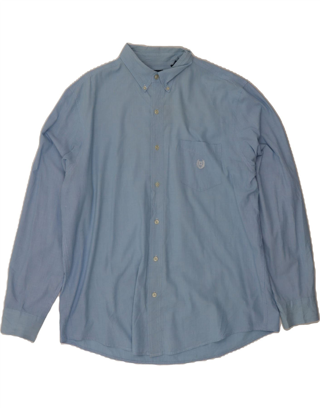 CHAPS Mens Shirt XL Blue Cotton Vintage Chaps and Second-Hand Chaps from Messina Hembry 