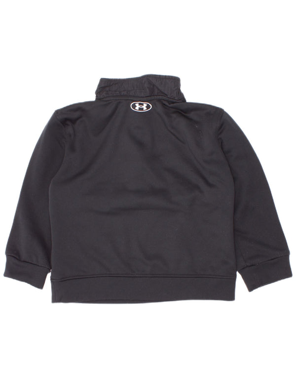 Chłopięca bluza Under Armour z graficznym zamkiem błyskawicznym, 2-3 lata, czarna