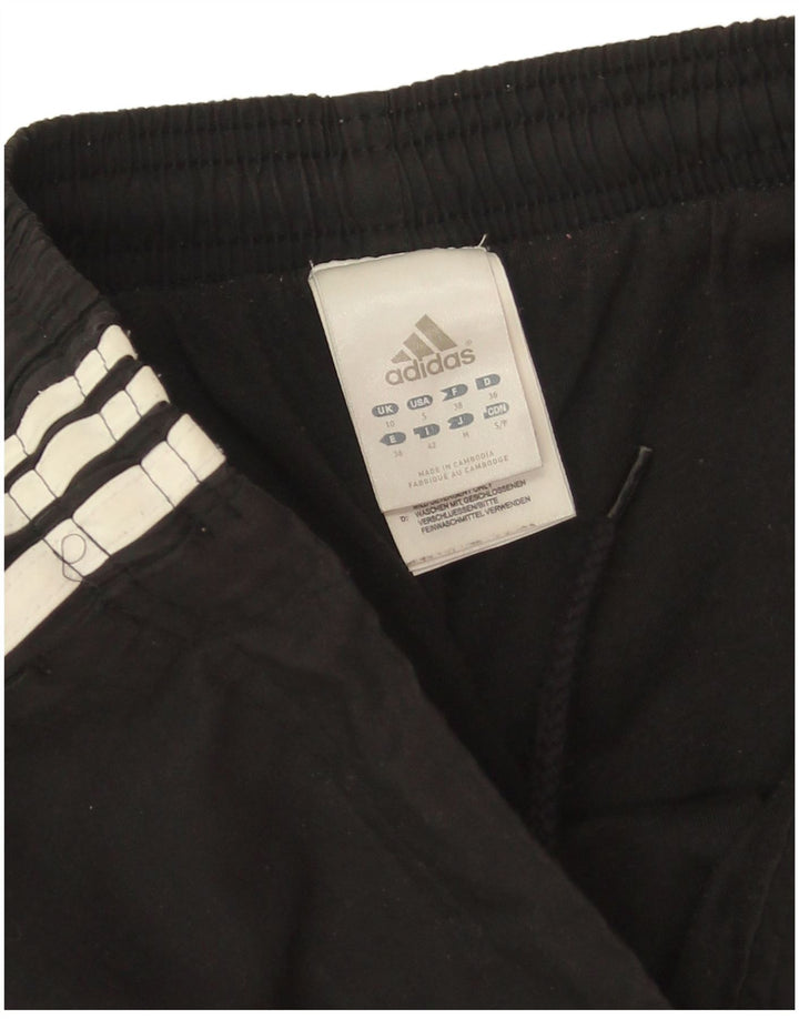 Damskie spodnie dresowe Adidas Joggers UK 10 Mały czarny poliester