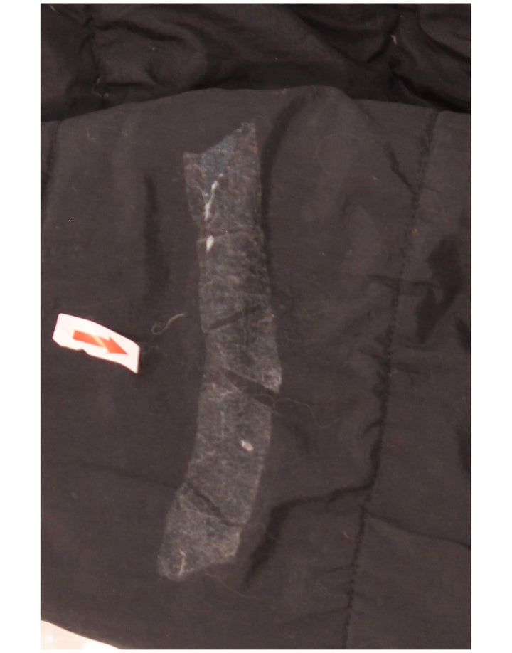Męska ocieplana kurtka Fila UK 44 2XL Czarny nylon
