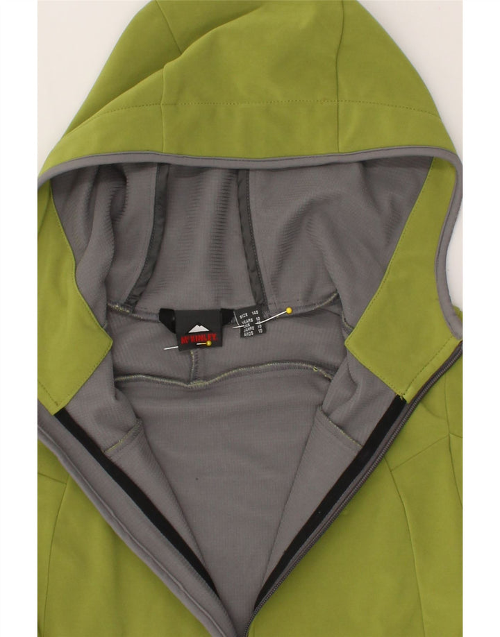MCKINLEY Boys Hooded Tracksuit Top Jacket 9-10 Years Green Vintage McKinley and Second-Hand McKinley from Messina Hembry 