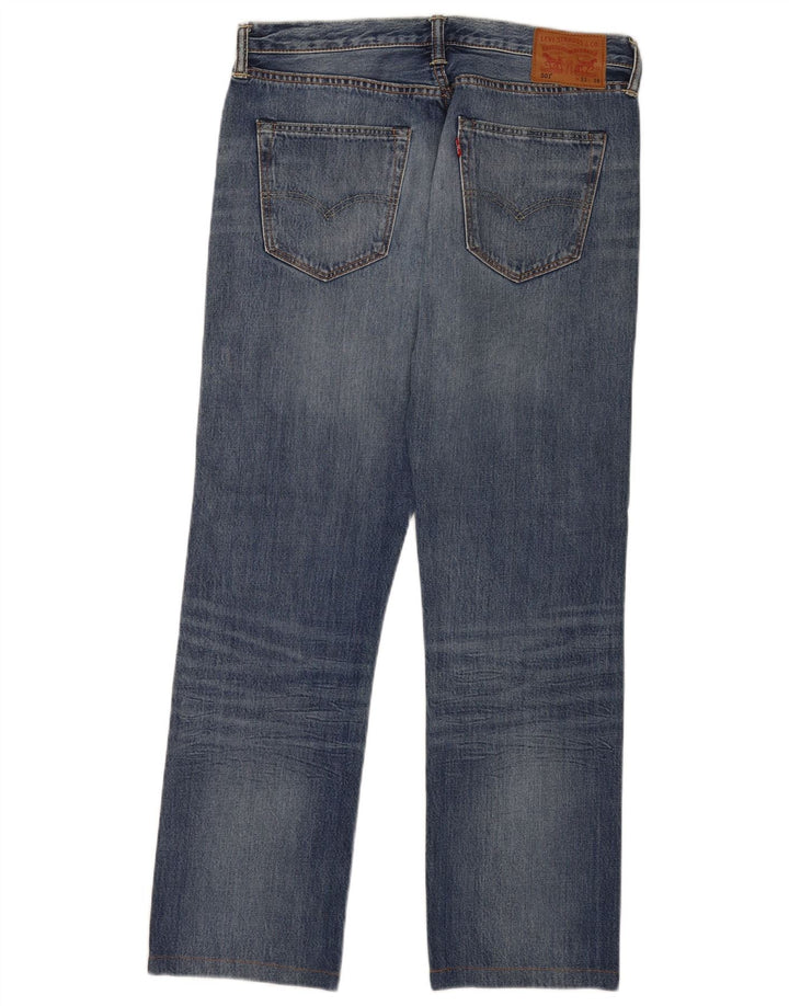 Męskie jeansy Levi's 501 Straight W33 L30 Niebieskie bawełniane