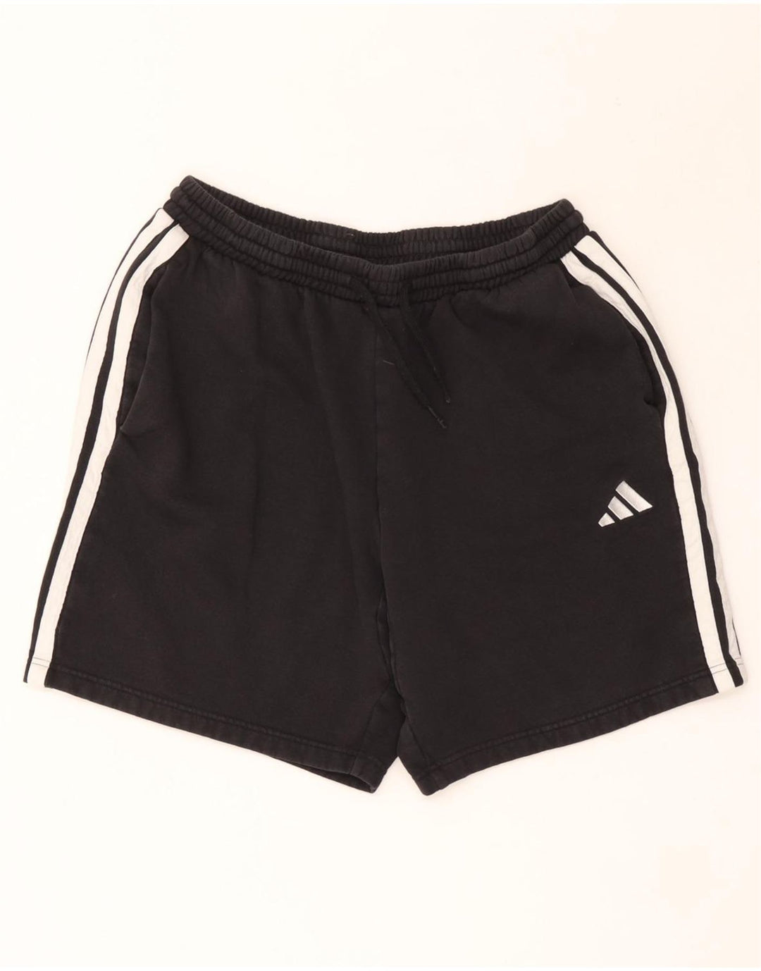 Męskie spodenki sportowe Adidas, duże, czarne, bawełniane