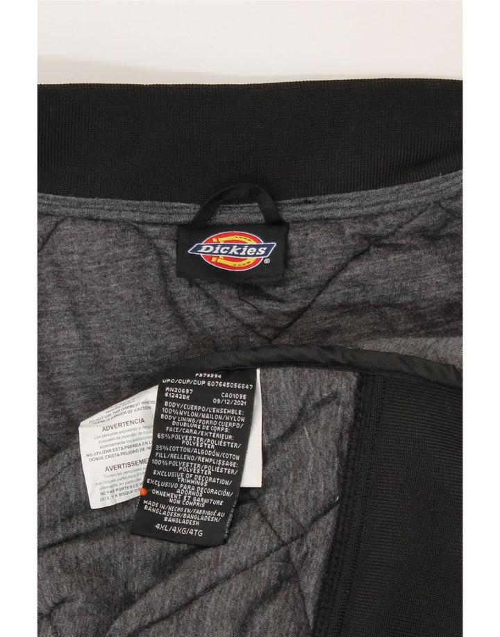 Męska pikowana kurtka DICKIES UK 48 4XL Czarny nylon