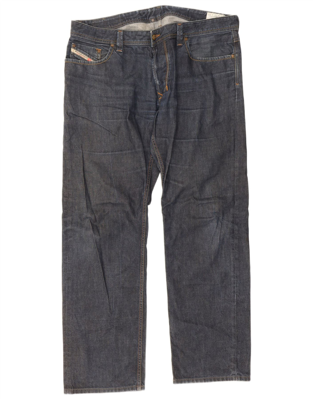 Diesel Męskie Larkee Regular Straight Jeans W38 L32 Niebieska bawełna