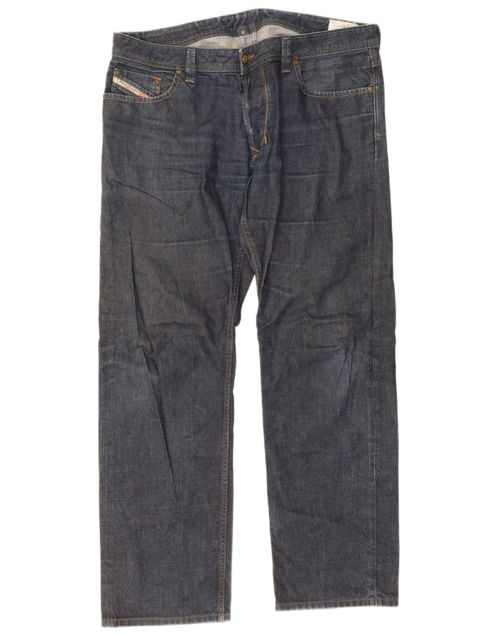Diesel Męskie Larkee Regular Straight Jeans W38 L32 Niebieska bawełna