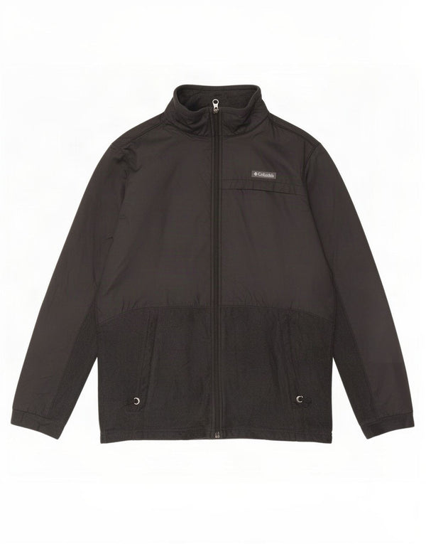 Kurtka chłopięca Columbia, dresowa, 15-16 lat, XL, czarna, poliester