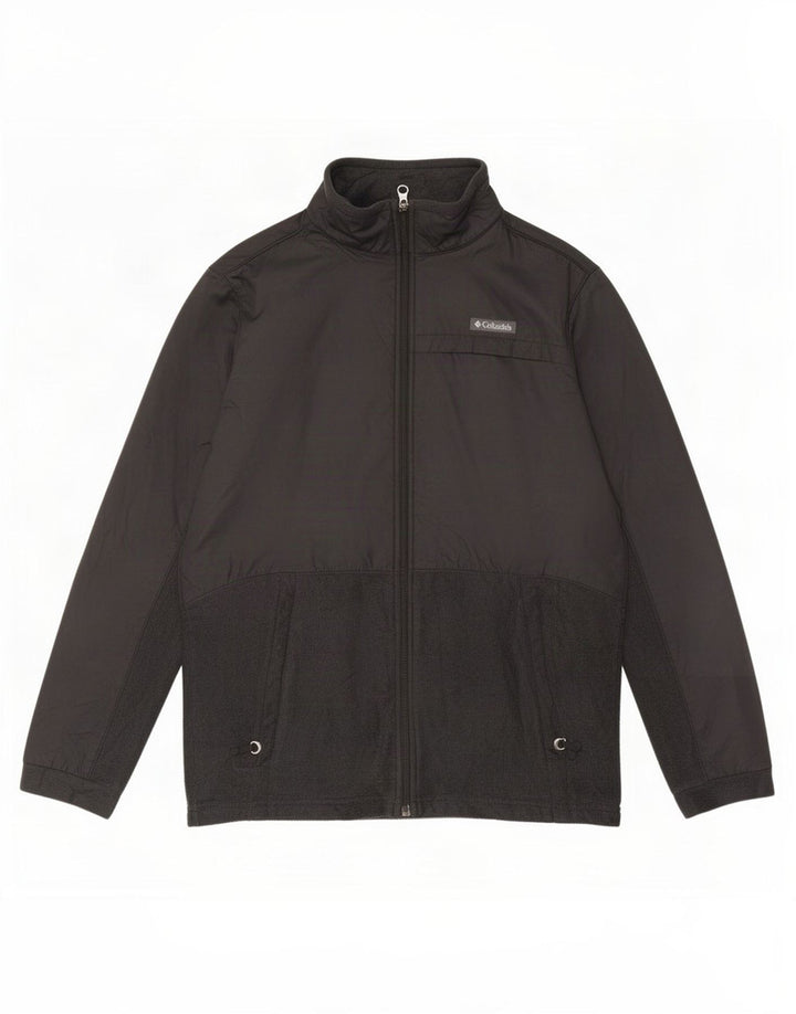 Kurtka chłopięca Columbia, dresowa, 15-16 lat, XL, czarna, poliester