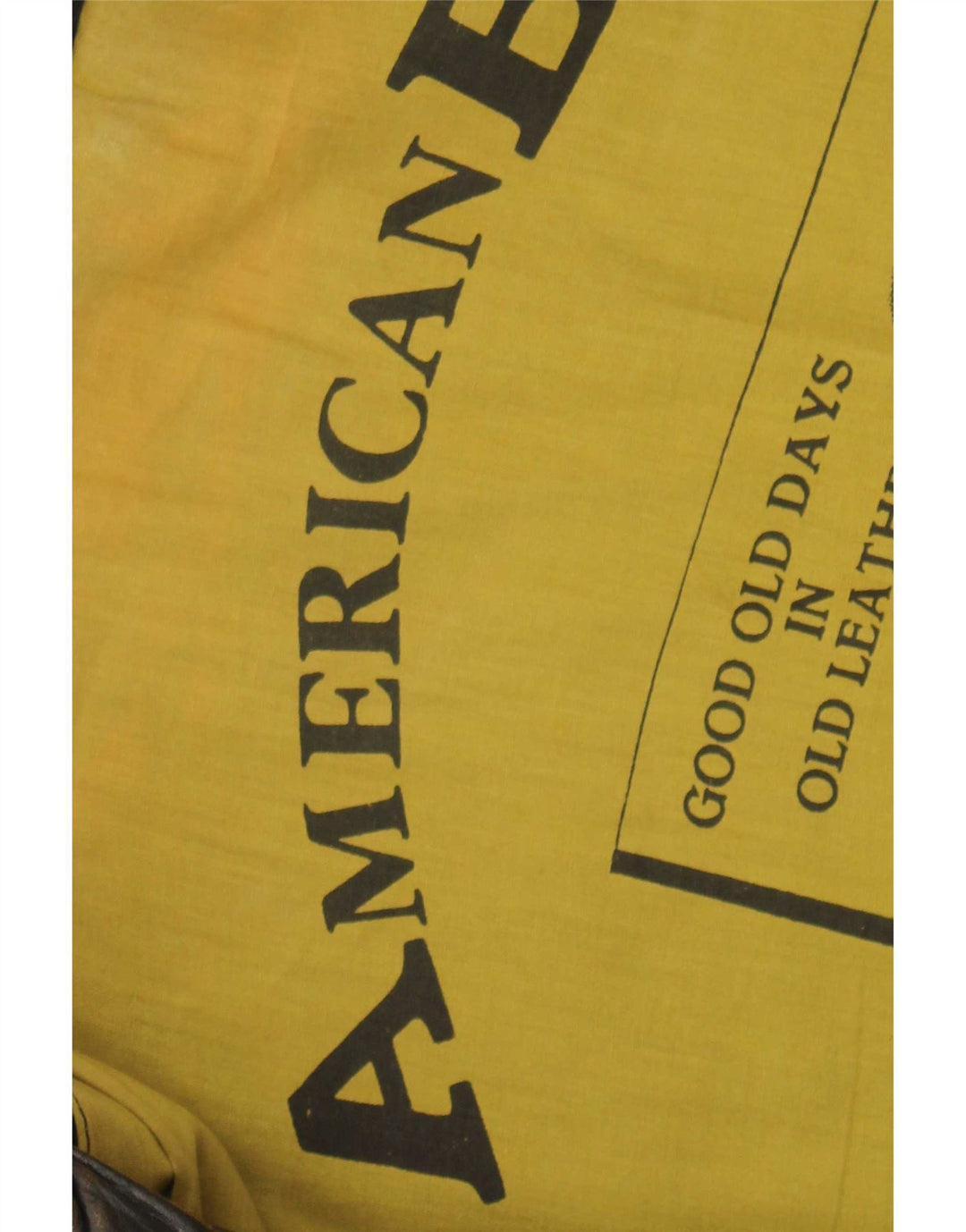 Męska skórzana kurtka motocyklowa American Basics UK 40, duża brązowa