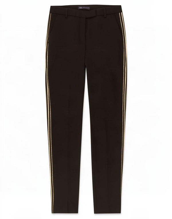 Marks & Spencer Damskie proste spodnie garniturowe UK 10 Small W30 L30 Czarne