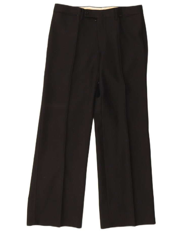 Damski garnitur zapinany na 1 guzik, dwuczęściowy Facis IT 48 Medium W30 L29 Czarna wełna