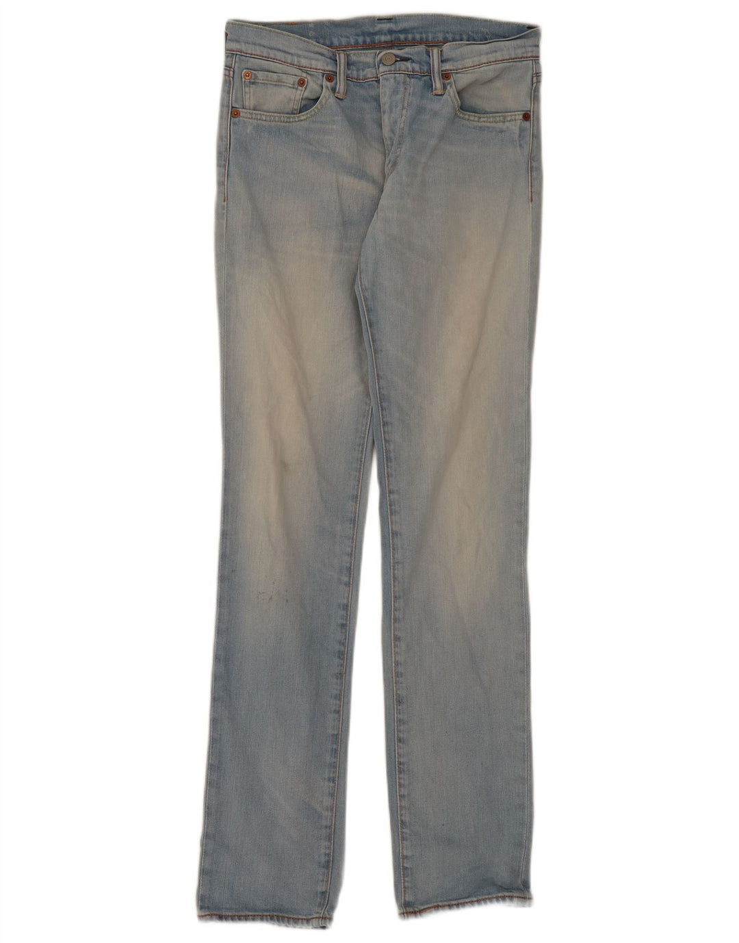 Damskie jeansy Levi's 511 Slim W30 L34 Niebieska bawełna