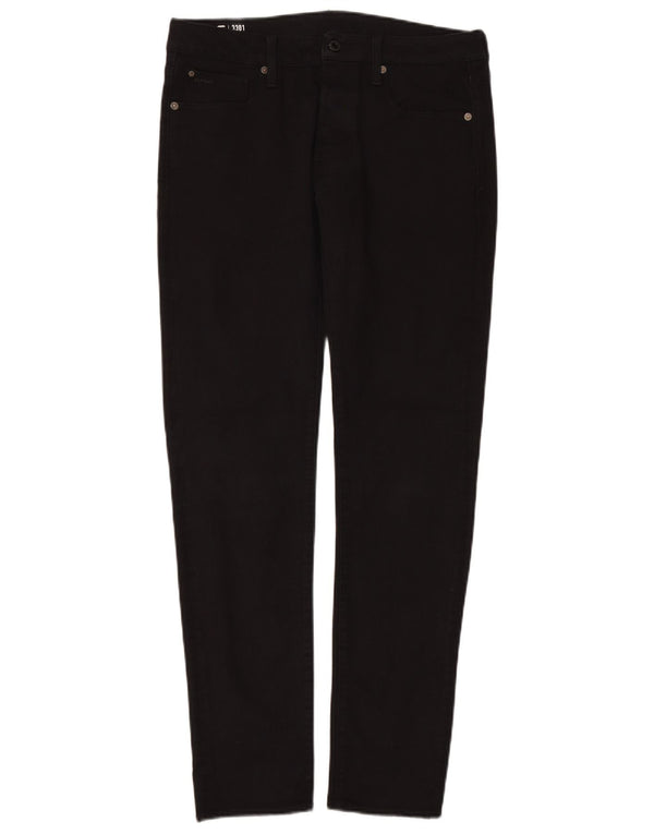 Męskie jeansy slim G-STAR W31 L34 Czarny poliester