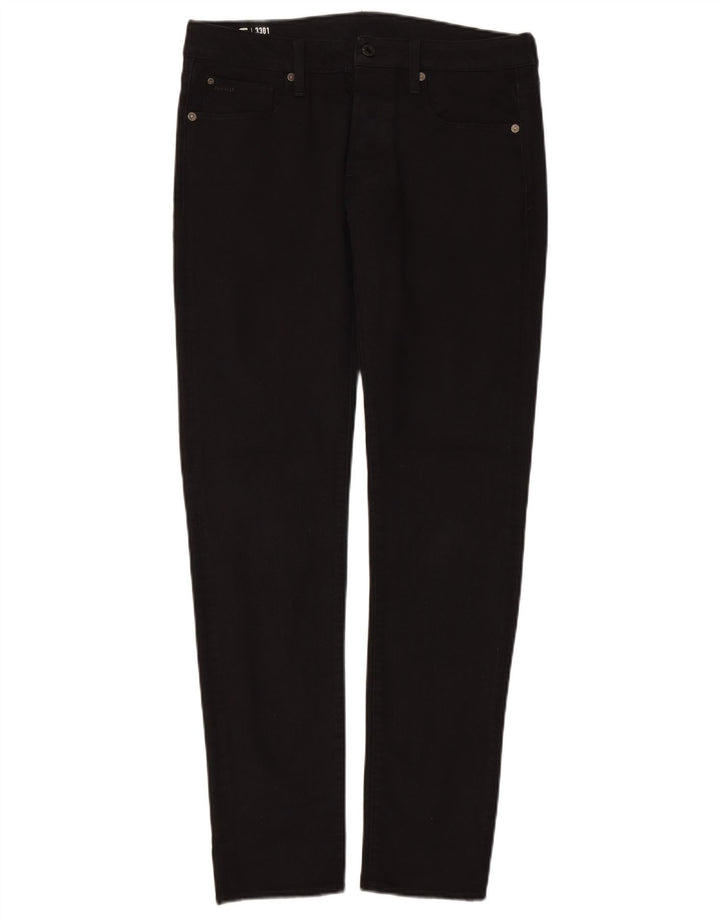 Męskie jeansy slim G-STAR W31 L34 Czarny poliester