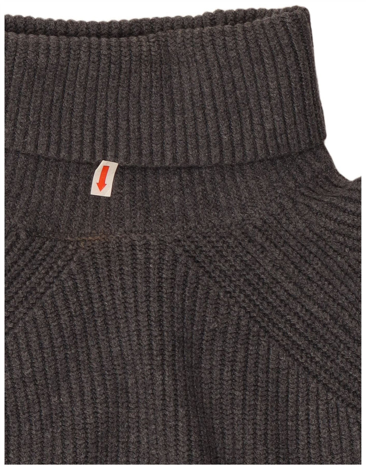 Marks & Spencer Damski sweter z okrągłym dekoltem, UK 10, mały, szary