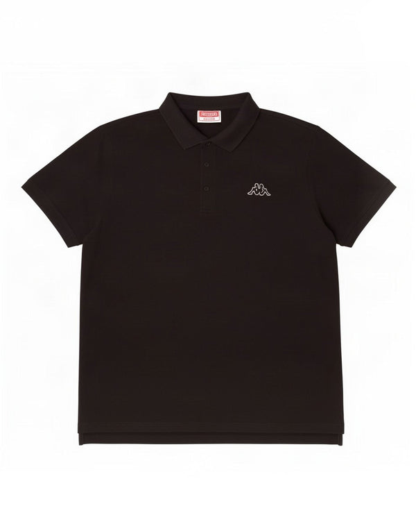 Męska koszulka polo Kappa 2XL Czarna, bawełniana