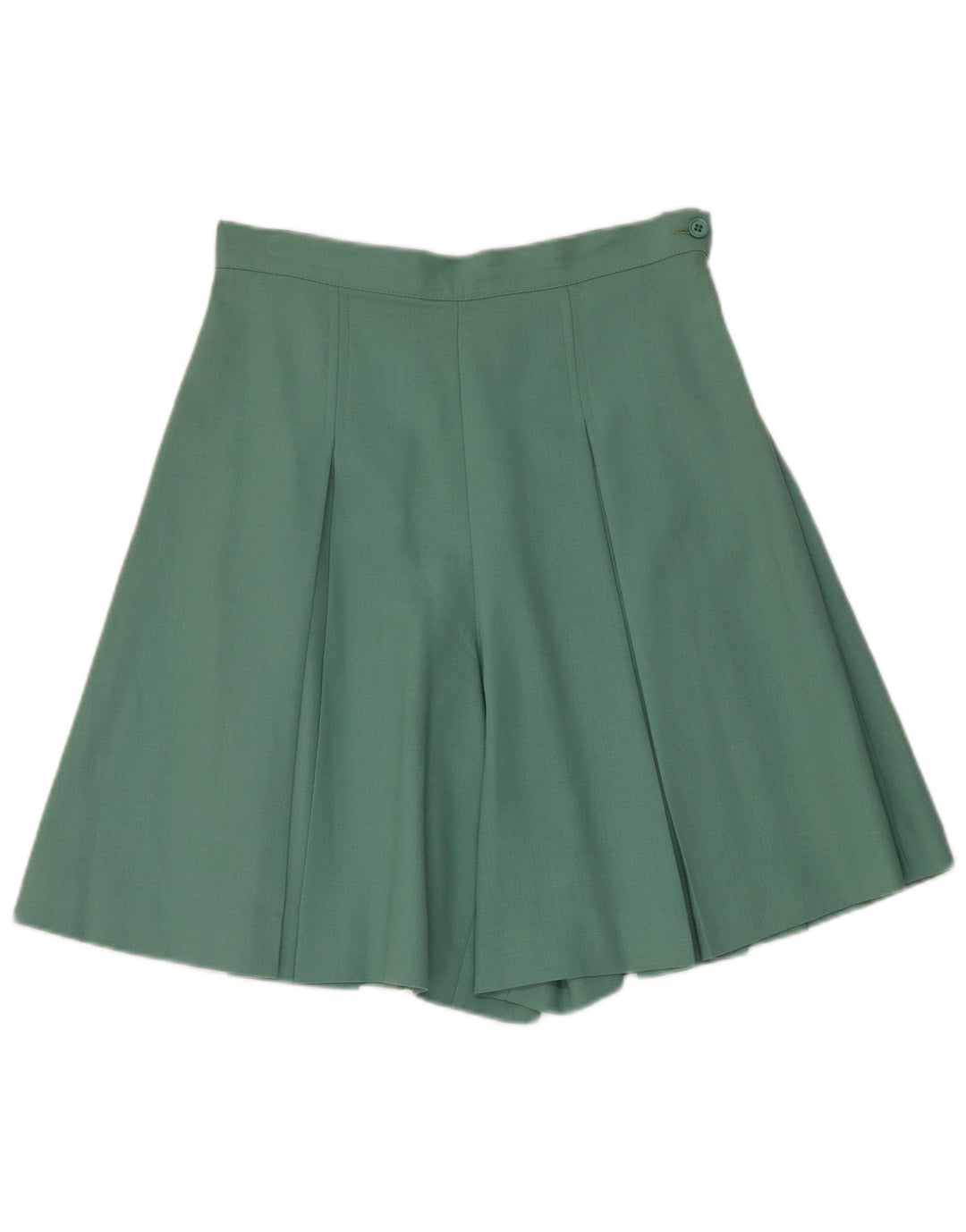 Vintage damski zestaw 2-częściowy z 1 guzikiem UK 12 Medium W28 Zielony octan