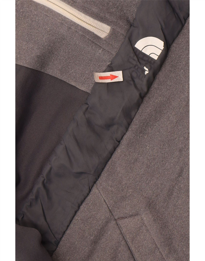 Męski sweter z kapturem i zamkiem The North Face, średnioszary, poliestrowy