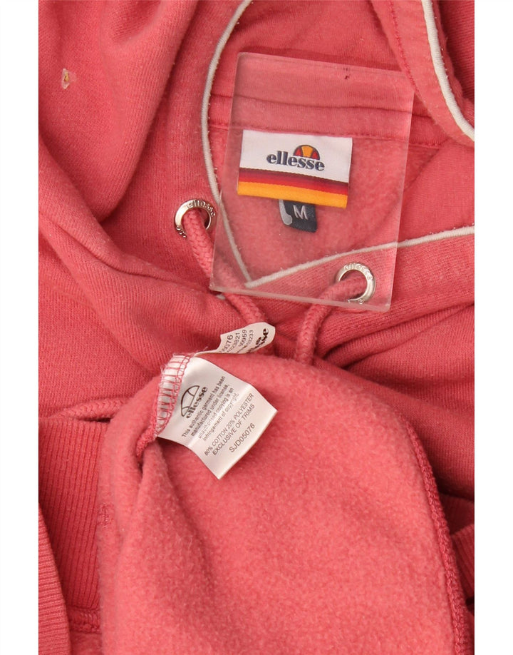 Męski sweter z kapturem Ellesse, średniej wielkości, czerwony, bawełniany