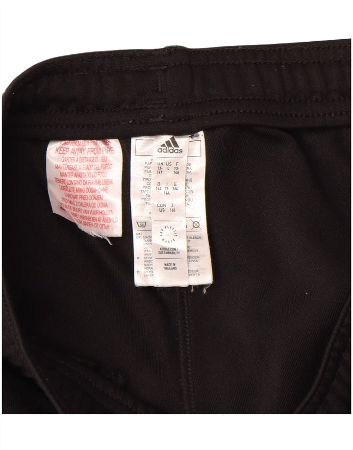 Chłopięce spodnie dresowe ADIDAS Aeroready 13-14 lat, czarny poliester