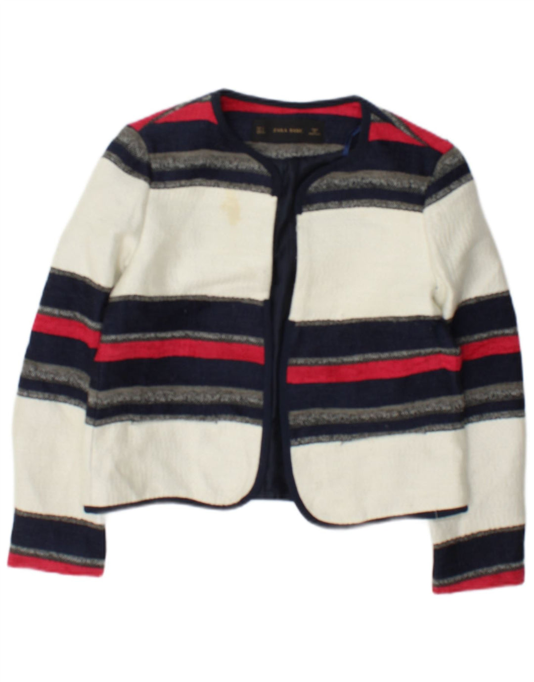 Kurtka damska Zara Bolero UK 10 w małe białe paski