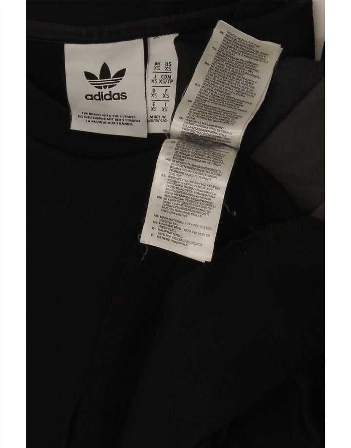 Bluza męska Adidas Jumper XS Czarny poliester z blokami kolorów