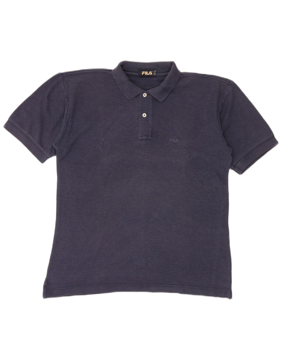 Męska koszulka polo Fila IT 46, mała, granatowa, bawełniana