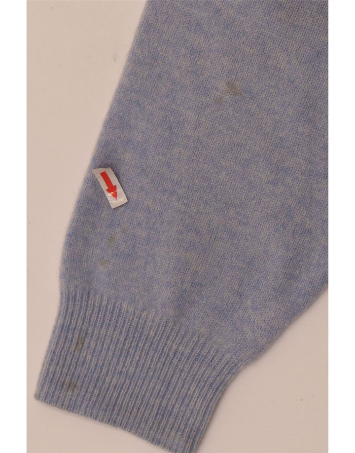 Męski sweter Kappa z dekoltem w kształcie litery V, 2XL, niebieska dziewicza wełna