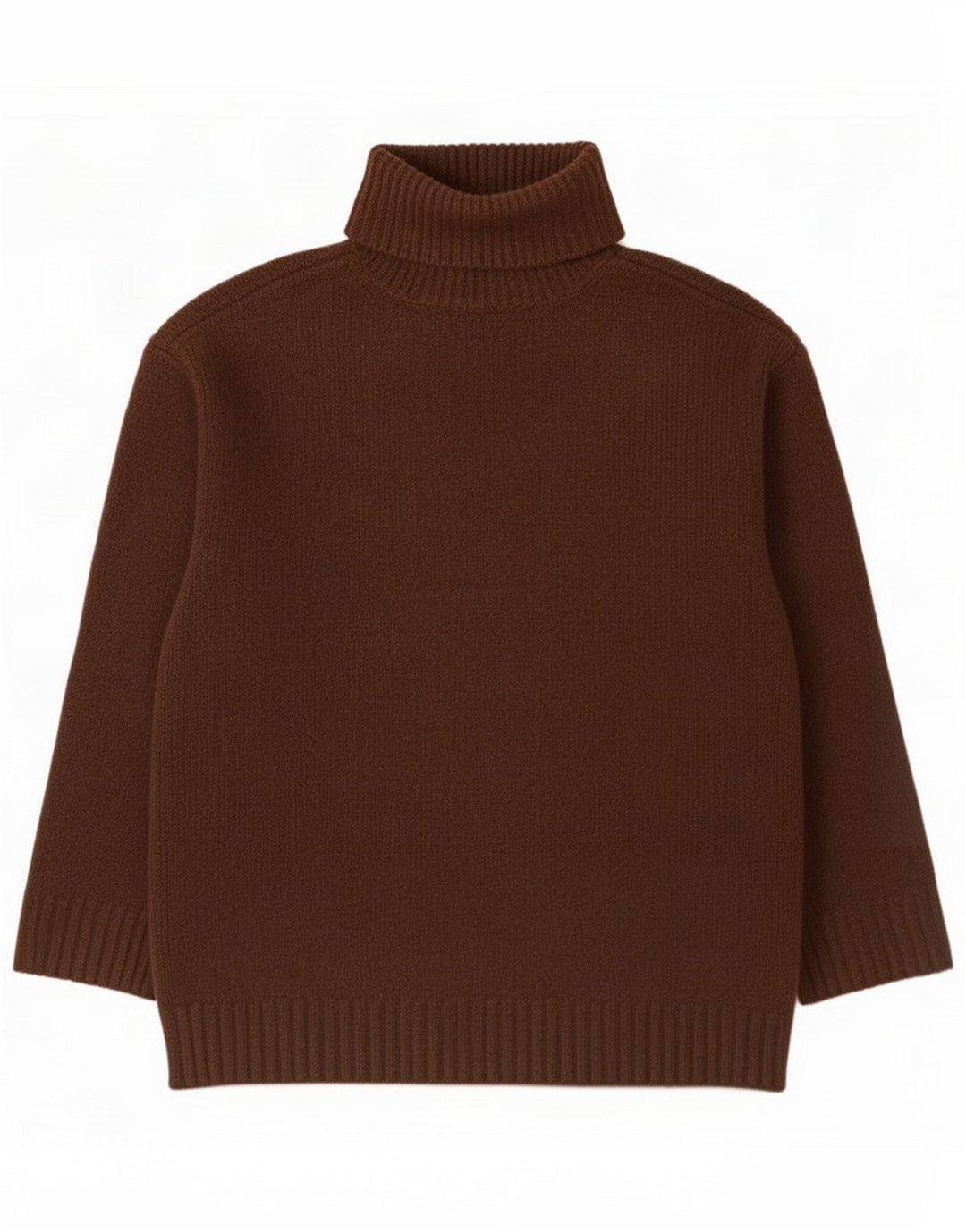 Marks & Spencer Damski sweter z golfem UK 14 Średni brąz
