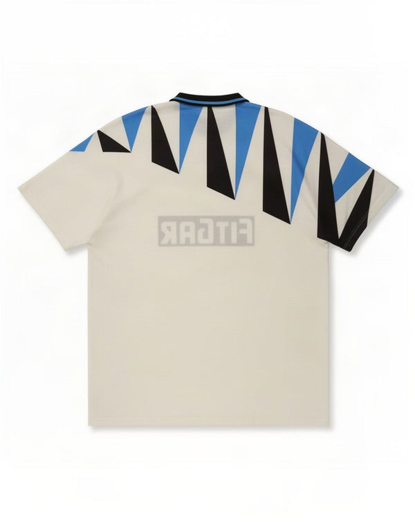 Męska koszulka piłkarska Umbro Inter Mediolan 1991-92 wyjazdowa, XL, biała, geometryczna