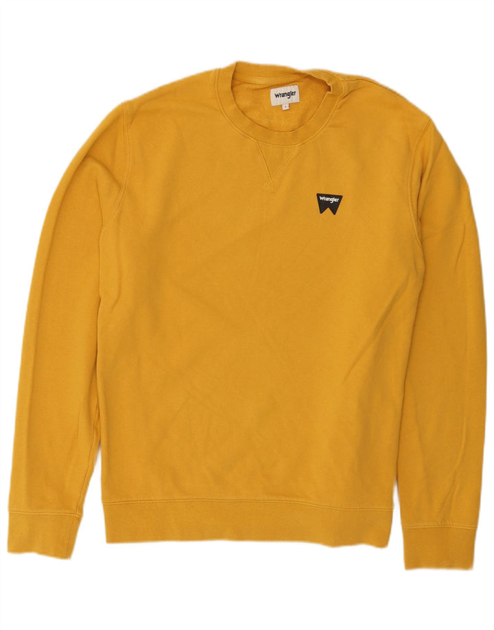 Bluza męska Wrangler, duża, żółta, bawełniana