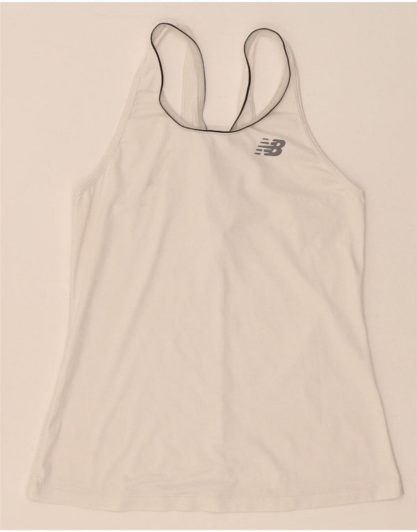 New Balance Womens Vest Top UK 8 Small White