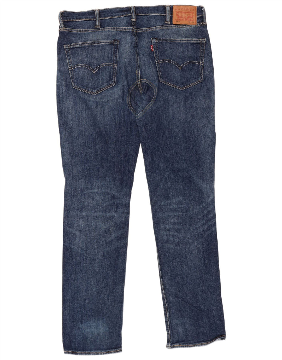 Męskie jeansy LEVI'S 511 Slim W38 L34 Niebieska bawełna