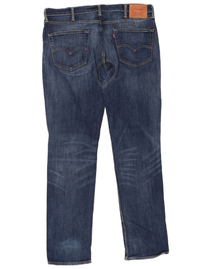 Męskie jeansy LEVI'S 511 Slim W38 L34 Niebieska bawełna