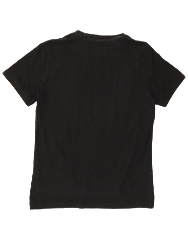 Męski T-shirt Puma z grafiką, mały, czarny, bawełniany w paski