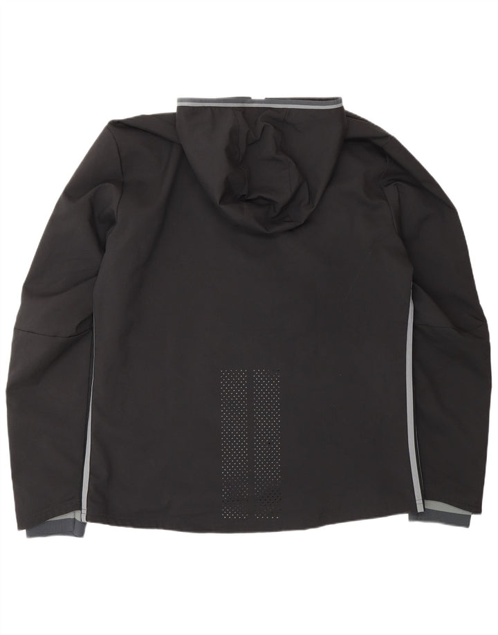 Męska bluza dresowa z kapturem Climacool ADIDAS, duża, czarna, poliestrowa