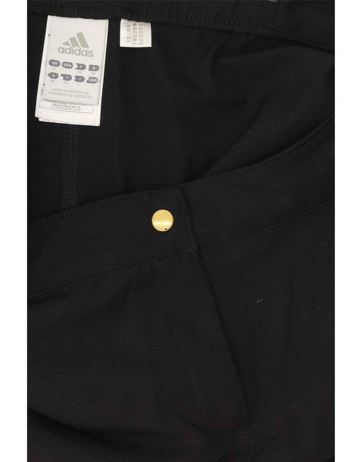 Damskie spodenki codzienne Adidas UK 12 Medium W32 Czarny poliester