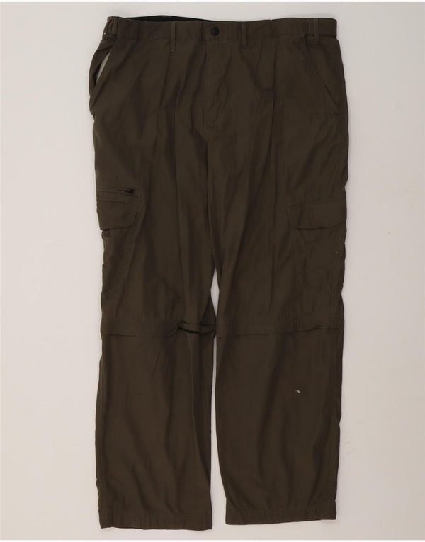 Męskie spodnie cargo Marks & Spencer Blue Harbor Straight Cargo W42 L31 Khaki